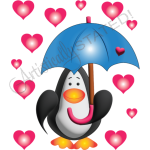 Penguin with Umbrella