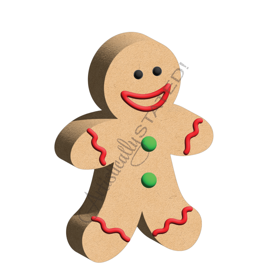 Gingerbread Cookie 3D