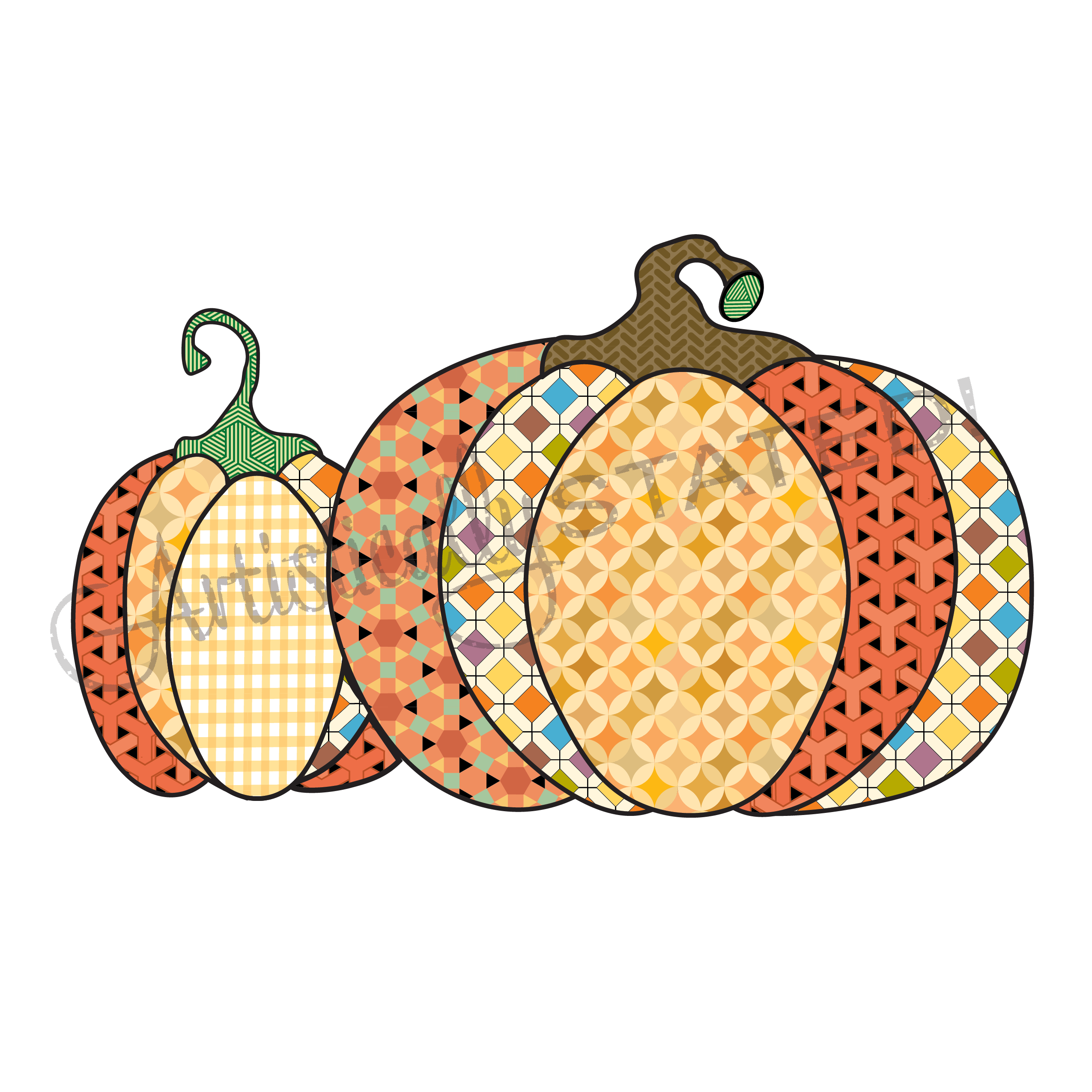 Patterned Pumpkins