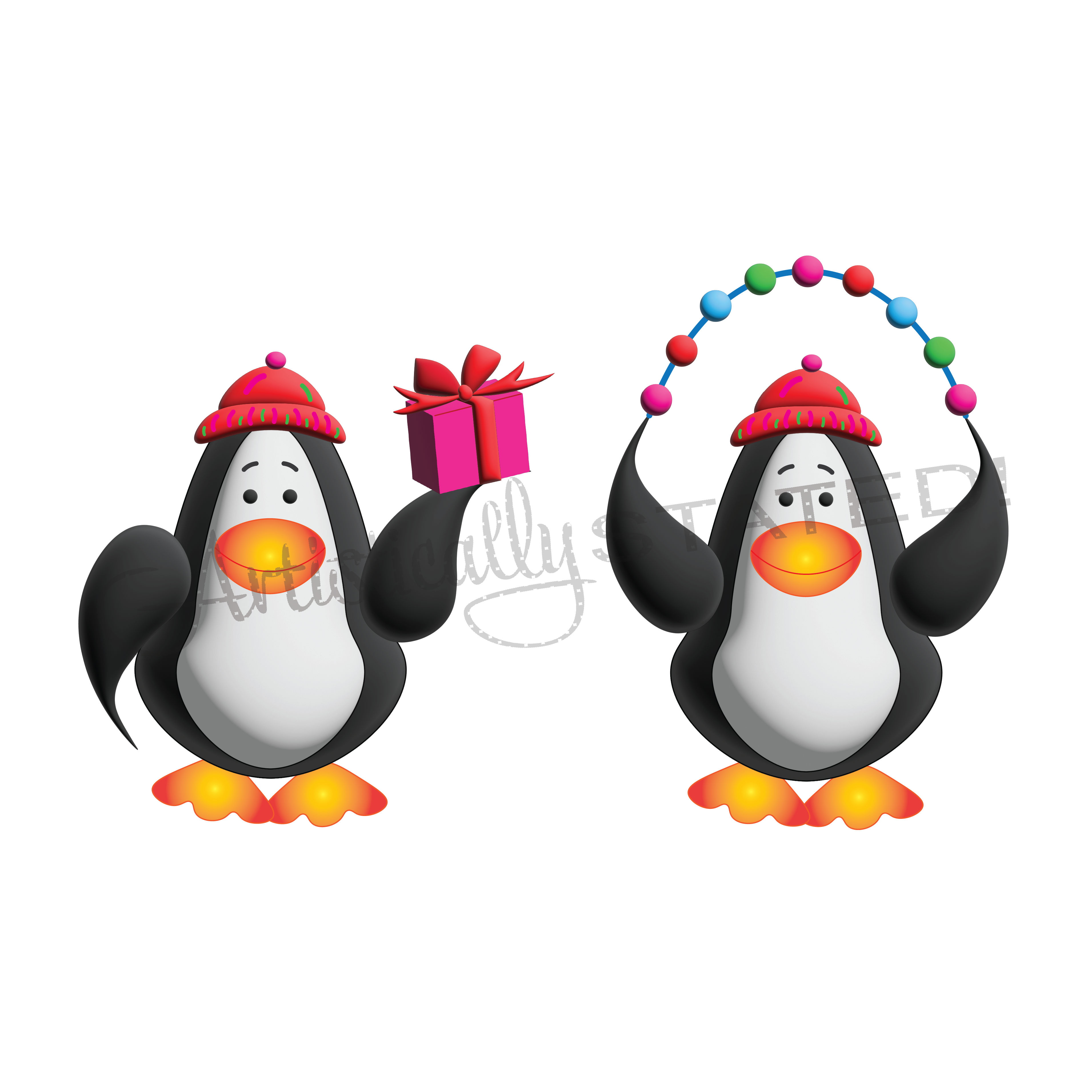 Playful Penguins